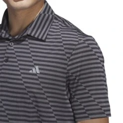 Adidas Ultimate365 Mesh Print Golf Polo Shirt IS8867 -Clarkes Golf Store adidas Ultimate365 Mesh Print Golf Polo Shirt IS88 9