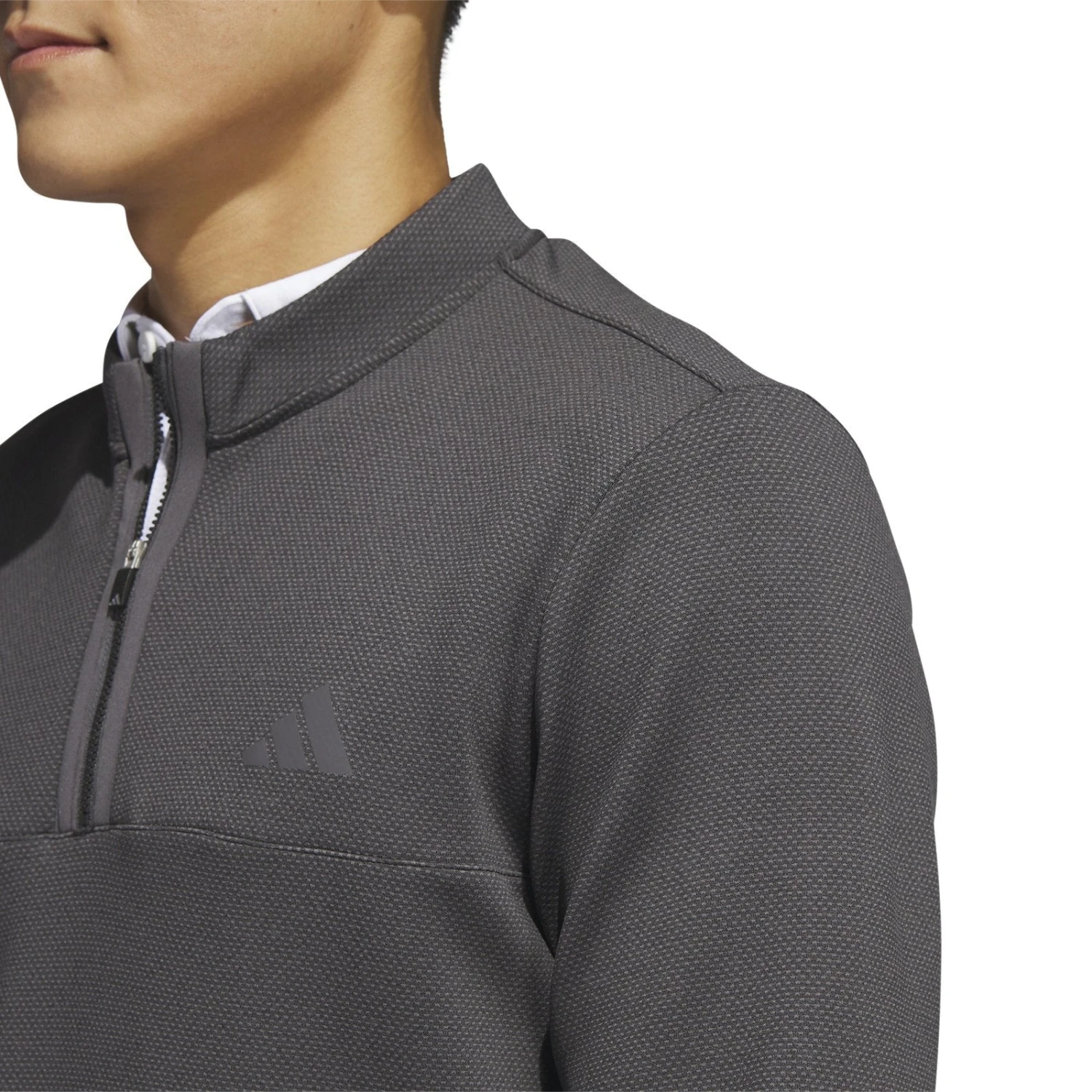 Adidas Microdot 1/4 Zip Golf Mid Layer HY7163 6 Adidas Microdot 1/4 Zip Golf Mid Layer HY7163 - Image 4