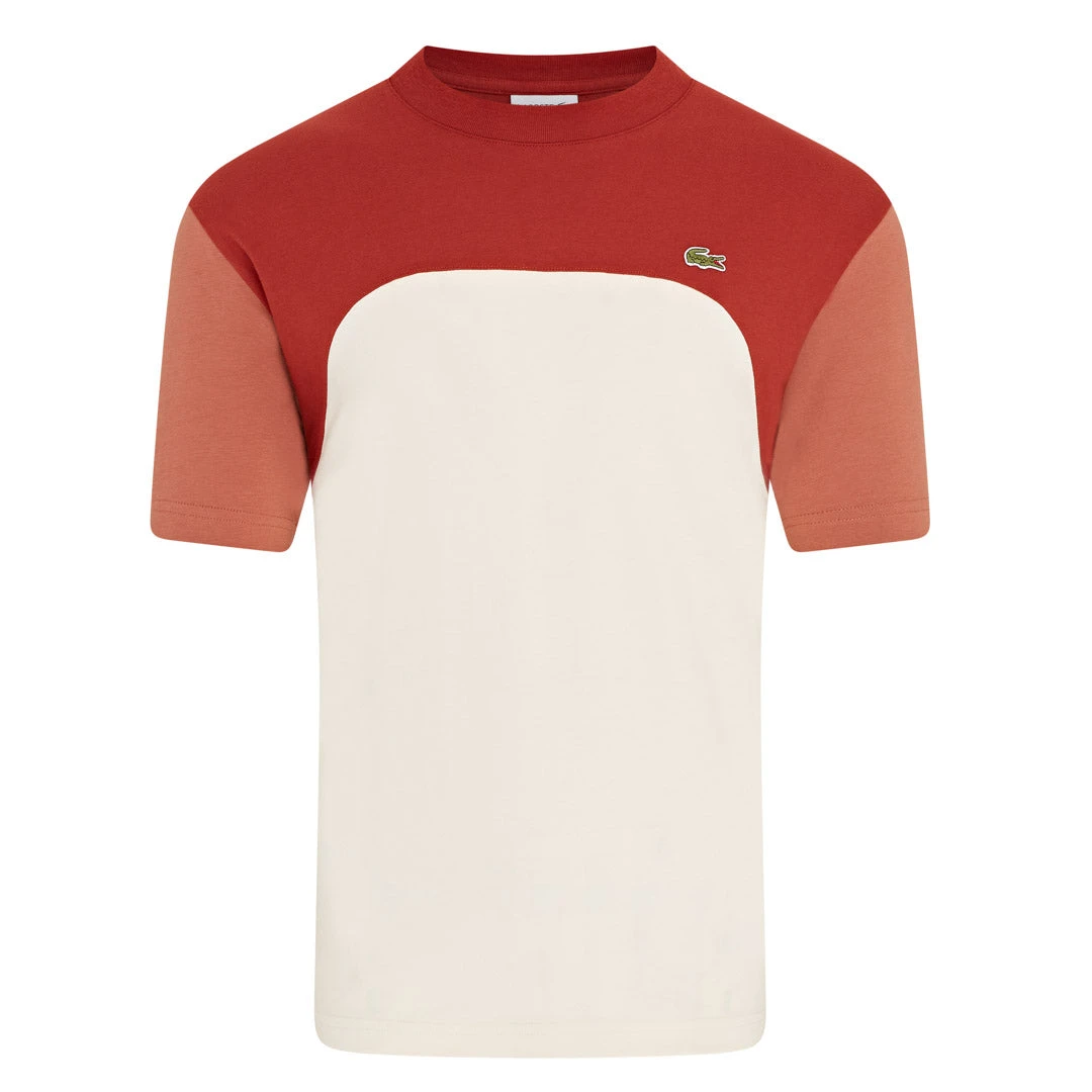 Lacoste Cotton Jersey Colour-Block Golf T-shirt TH9551 3 Lacoste Cotton Jersey Colour-Block Golf T-shirt TH9551