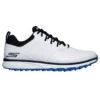 Skechers Mojo Elite Punch Golf Shoes 54538 -Clarkes Golf Store gogolfmojoelitepunchshotgolfshoeswhiteblue1