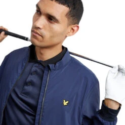 Lyle & Scott Lyle And Scott Golf Bomber Jacket JK1041G 10 Lyle & Scott Lyle And Scott Golf Bomber Jacket JK1041G -Clarkes Golf Store image 1599732199728 PhotoRoom