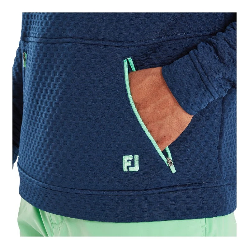 FootJoy Textured Knit Golf Hoodie 37805 7 FootJoy Textured Knit Golf Hoodie 37805 - Image 5