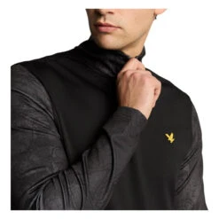 Lyle & Scott Tech 1/4 Zip Golf Midlayer ML2263G -Clarkes Golf Store ml2263g z865 5 5588 Photoroom