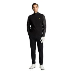 Lyle & Scott Tech 1/4 Zip Golf Midlayer ML2263G -Clarkes Golf Store ml2263g z865 6 7422 Photoroom
