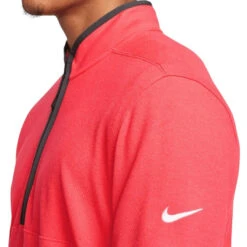 Nike Dri-Fit Victory 1/2 Zip Golf Mid Layer DJ5474 -Clarkes Golf Store nike dri fit victory half zip pullover ember glow black white 4 1 PhotoRoom 2