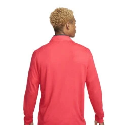 Nike Dri-Fit Victory 1/2 Zip Golf Mid Layer DJ5474 -Clarkes Golf Store nike drifitvictoryzipneck emberglowdarksmokegreywhite 2 PhotoRoom 2