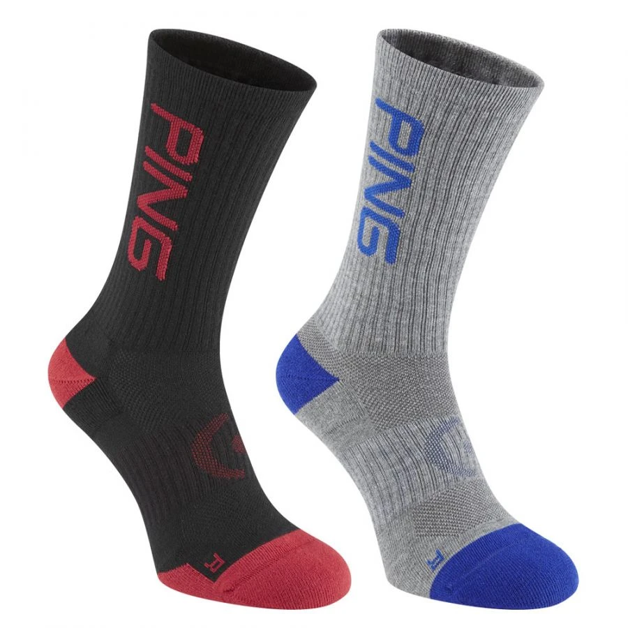 Ping Logo 2-Pack Golf Crew Socks P03534 3 Ping Logo 2-Pack Golf Crew Socks P03534