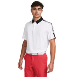 Under Armour Playoff 3.0 Striker Golf Polo Shirt 1383153 -Clarkes Golf Store s7.V5 1383153 100 FC