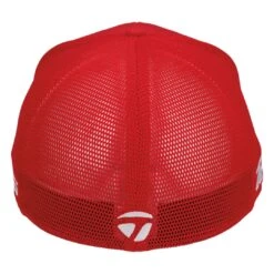 TaylorMade Tour Cage Golf Cap N3850817 -Clarkes Golf Store taylormade tourcage red 3 compressed Photoroom