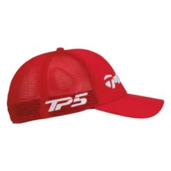 TaylorMade Tour Cage Golf Cap N3850817 -Clarkes Golf Store taylormade tourcage red 6 compressed Photoroom